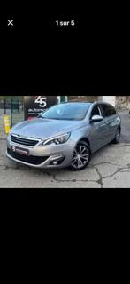 Peugeot 308 sw 1600 blue hdi 192000 klm dispo fin octobre, Cuir, Euro 6, Autres couleurs, Noir