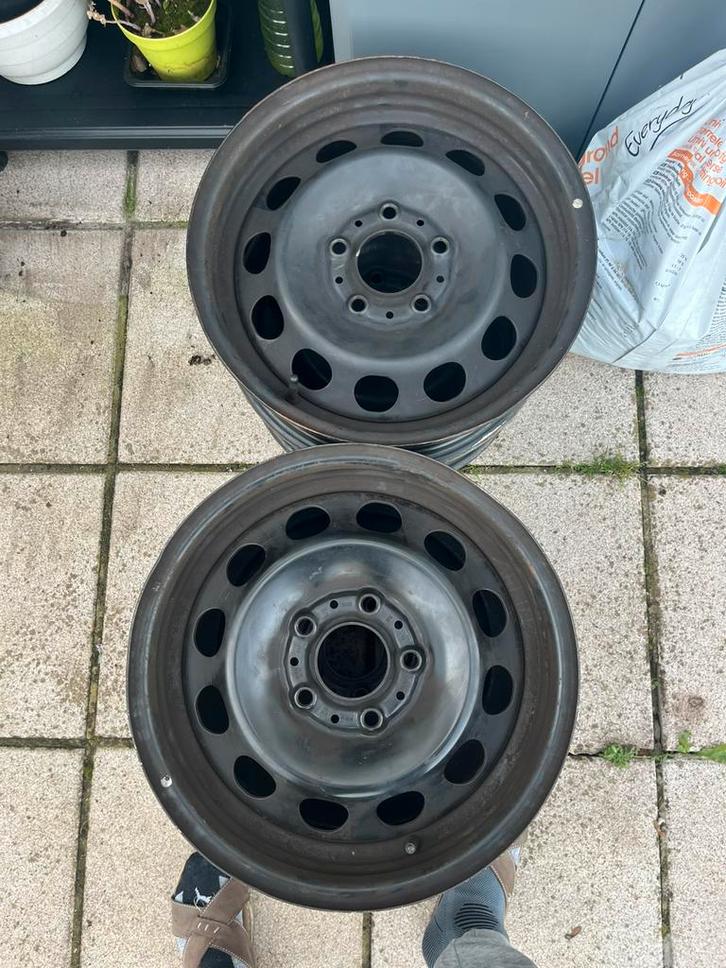 Te koop 4 BMW 16 inch stalen wintervelgen, Auto-onderdelen, Banden en Velgen, Velg(en), 16 inch, Ophalen