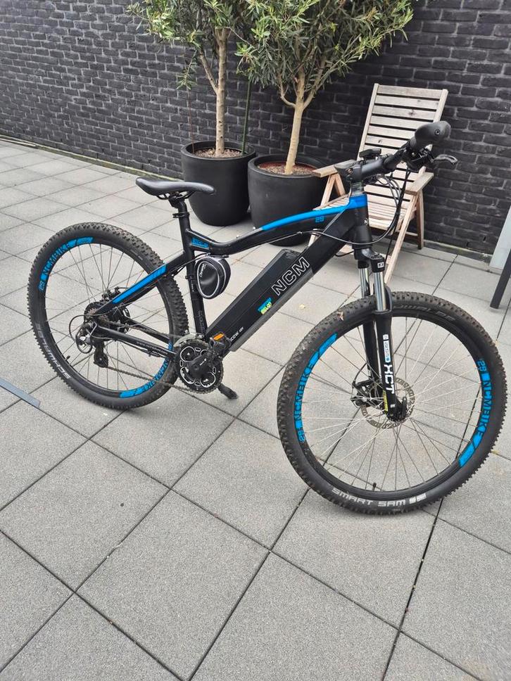 Electrische MTB met achterwiel motor, Fietsen en Brommers, Elektrische fietsen, Zo goed als nieuw, Ophalen