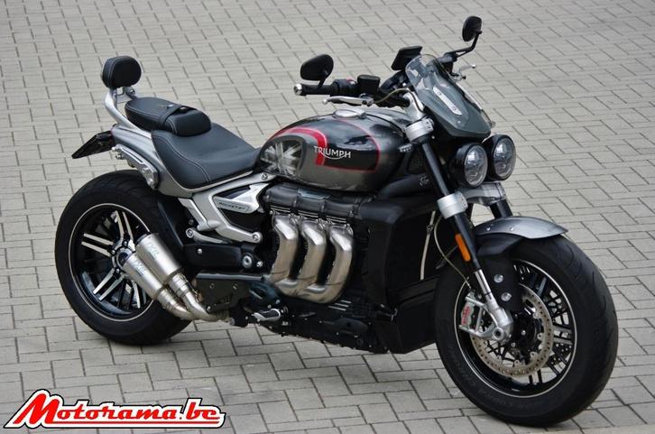 Triumph Rocket 3 GT - 2021 - 17 000 km @Motorama, Motos, Motos | Triumph, Entreprise, Chopper, plus de 35 kW, 3 cylindres, Permis Moto A