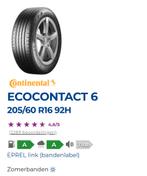 205 60 R16 Continental EcoContact 6 Nieuw Zomer, Ophalen of Verzenden, Nieuw