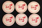 6 bierviltjes Bieren BAB Aigle Belgica, Ophalen of Verzenden, Nieuw