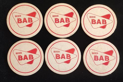 6 bierviltjes Bieren BAB Aigle Belgica, Verzamelen, Biermerken, Nieuw, Ophalen of Verzenden