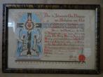 Ancienne charte de bénédiction de maison Sacré-Cœur de Jésus, Enlèvement ou Envoi