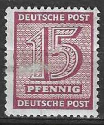 Duitsland West Saxen 1945 - Yvert 14 - 15 Pf. (PF) beschikbaar voor biedingen
