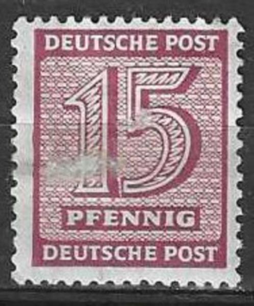 Duitsland West Saxen 1945 - Yvert 14 - 15 Pf. (PF), Postzegels en Munten, Postzegels | Europa | Duitsland, Postfris, Ophalen