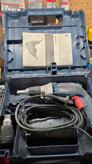  Bosch professional GSR6-25TE -Gyproc schroefmachine  beschikbaar voor biedingen