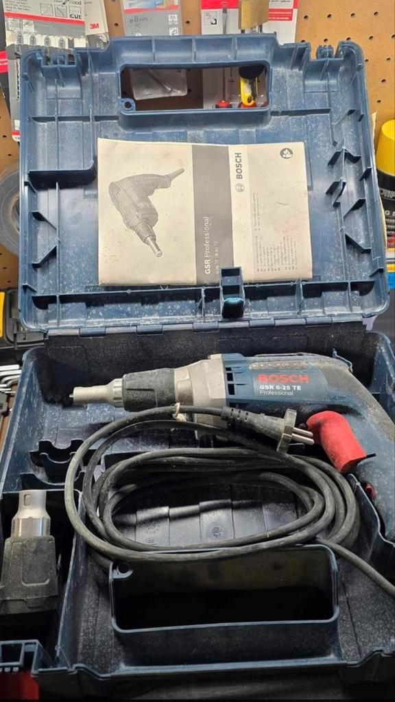 Bosch professional GSR6-25TE -Gyproc schroefmachine, Doe-het-zelf en Bouw, Gereedschap | Handgereedschap, Ophalen