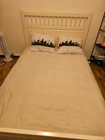 Lit 1m40 avec matelas et surmatelas, Deux personnes