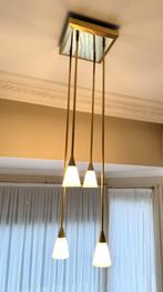 Mooie klassiek/moderne luchter, Huis en Inrichting, Lampen | Kroonluchters, Ophalen, Zo goed als nieuw, Metaal, Klassiek/modern