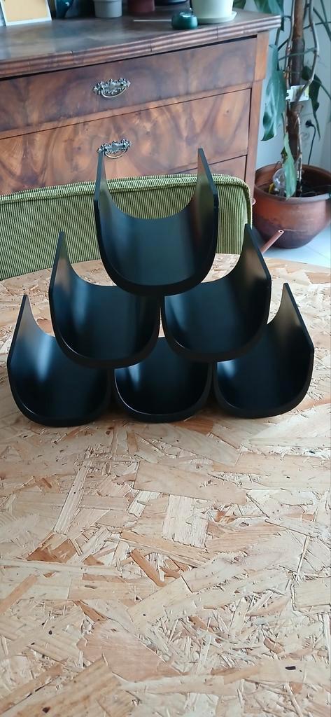 Alessi Noé wijkrek zwart, Huis en Inrichting, Woonaccessoires | Wijnrekken, Zo goed als nieuw, Minder dan 50 cm, Kunststof, 5 tot 15 flessen