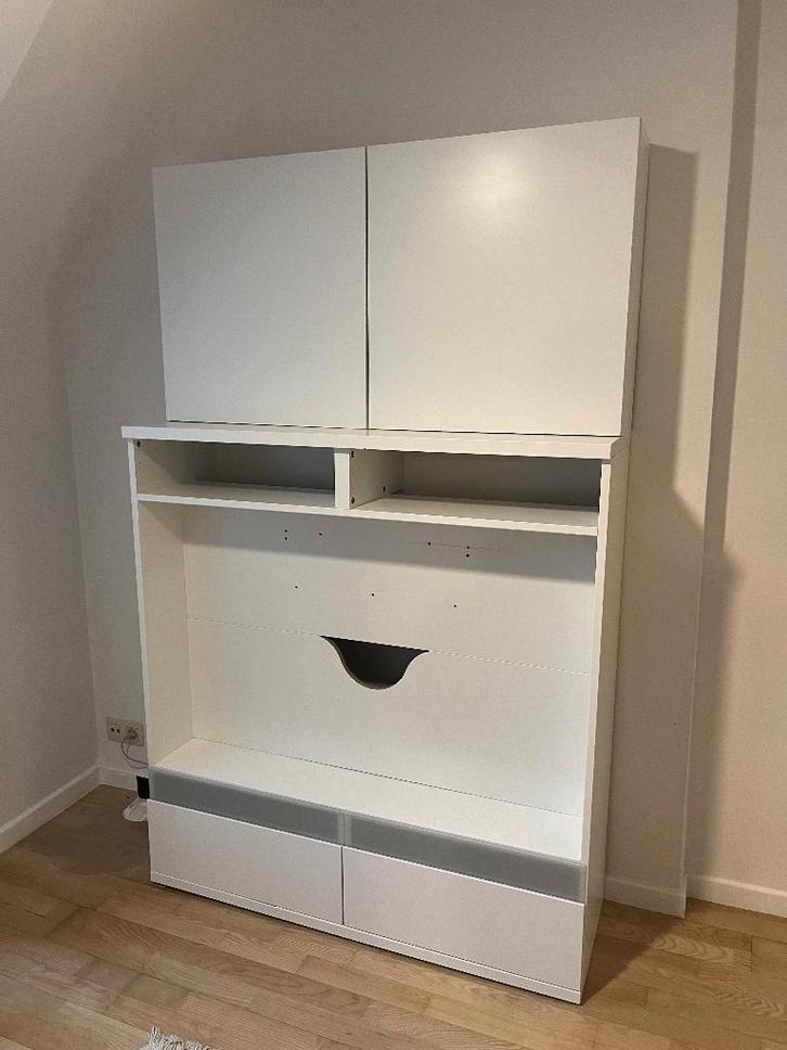 IKEA BESTÅ BOÅS TV-Kast / Opbergmeubel (Wit), Huis en Inrichting, Kasten |Televisiemeubels, 150 tot 200 cm, 100 tot 150 cm, Minder dan 25 cm