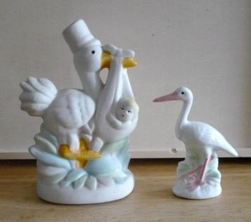 Set van 2 ooievaars beschikbaar voor biedingen