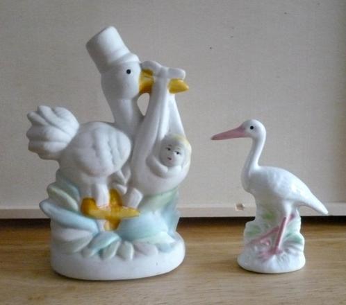 Set van 2 ooievaars, Verzamelen, Dierenverzamelingen, Zo goed als nieuw, Vogel, Ophalen