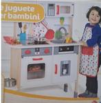 Cuisine pour enfants + accessoires, Ophalen, Gebruikt, Hout, Speelkeuken