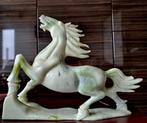 Sculpture statue jade Cheval horse jade paardenbeeld sculptu, Enlèvement ou Envoi