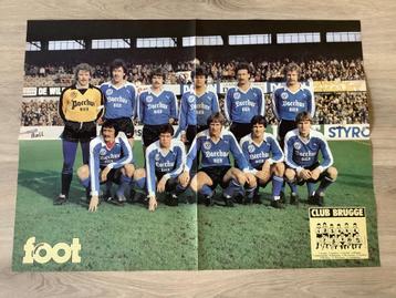Grote poster Club Brugge Jaren 80 beschikbaar voor biedingen