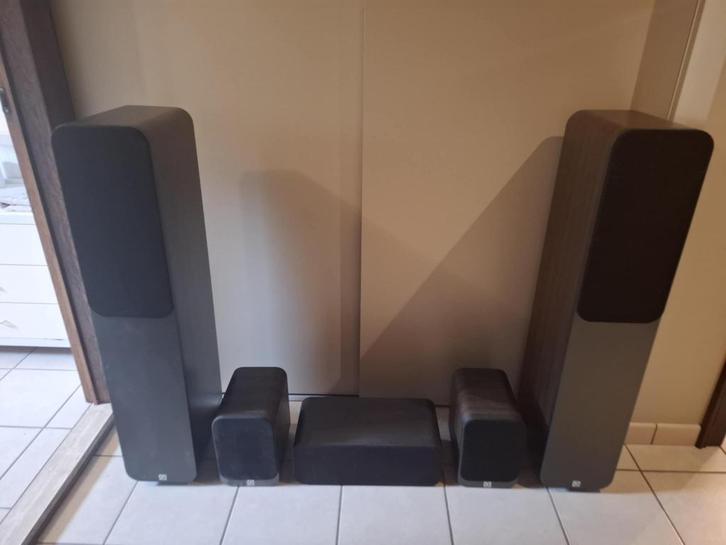 Q acoustics 3000i series surround set, Audio, Tv en Foto, Home Cinema-sets, Zo goed als nieuw, 5.1-systeem, 70 watt of meer, Overige merken