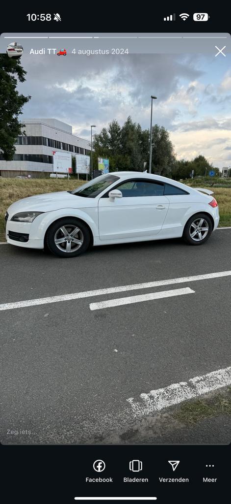 Audi TT 200PK, Auto's, Audi, Particulier, TT, Benzine, Euro 5, Coupé, 2 deurs, Handgeschakeld, Wit, Zwart, Leder, Achterwielaandrijving
