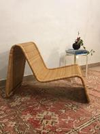 Vintage Ikea Hestra Rotan Lounge Chair 80S, Ophalen, Gebruikt, Scandi, Minder dan 75 cm