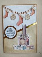 Zelfgemaakte kerstkaart met omslag, Enlèvement ou Envoi, Neuf, Noël