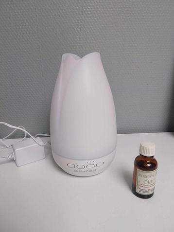 silvercrest aroma diffuser met flesje rozenhout  beschikbaar voor biedingen