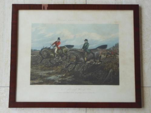 Jacht Hunting Alken Harris The right and the wrong sort, Antiek en Kunst, Kunst | Etsen en Gravures, Ophalen of Verzenden
