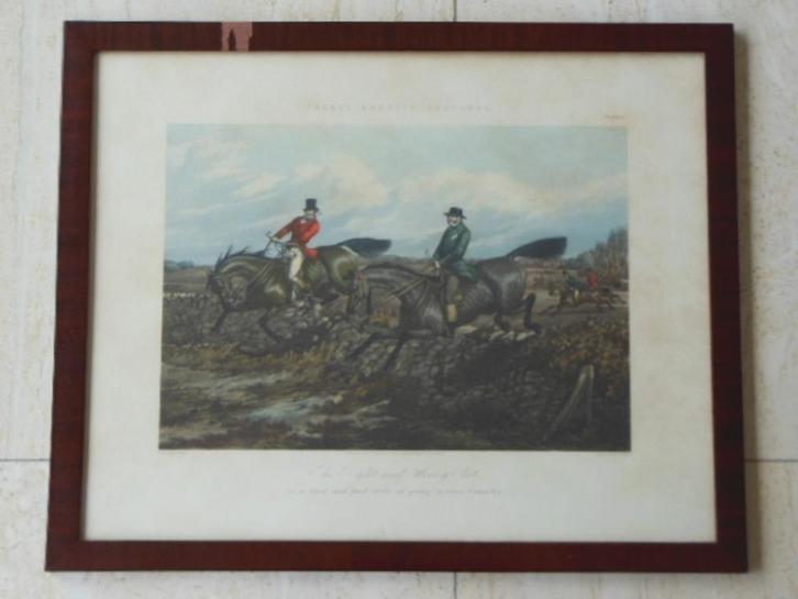 Jacht Hunting Alken Harris The right and the wrong sort, Antiek en Kunst, Kunst | Etsen en Gravures, Ophalen of Verzenden