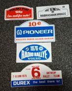 Lot de 5 autocollants vintage pour le rallye automobile Daka, Collections, Enlèvement ou Envoi, Comme neuf, Voiture ou Moto