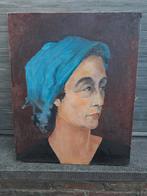 huile sur toile marouffle femme, Enlèvement ou Envoi