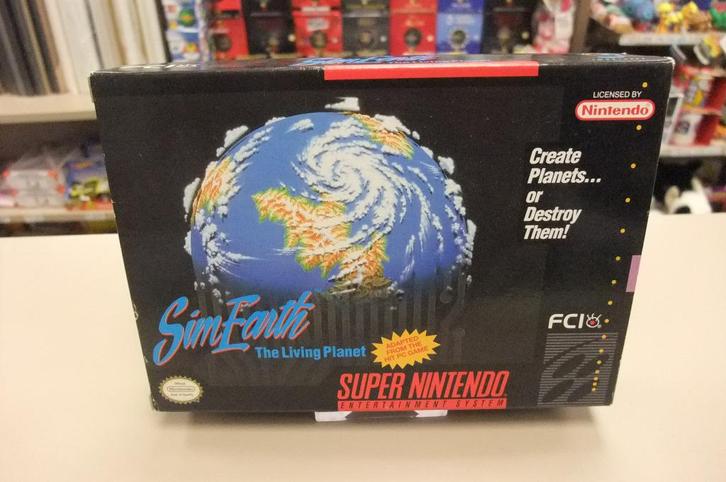 SimEarth: The living Planet (cib) usa snes, Games en Spelcomputers, Games | Nintendo Super NES, Gebruikt, Strategie en Constructie