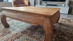 nette Opiumtafel met parketwieltjes, Huis en Inrichting, Tafels | Salontafels, Ophalen, Zo goed als nieuw