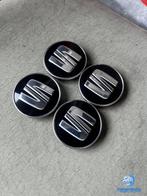 ORIGINELE Seat naafkap naafdop set zwart, Auto diversen, Wieldoppen, Verzenden, Gebruikt
