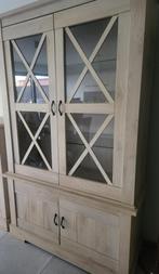 Vitrinekast landelijk, Huis en Inrichting, Ophalen, Zo goed als nieuw