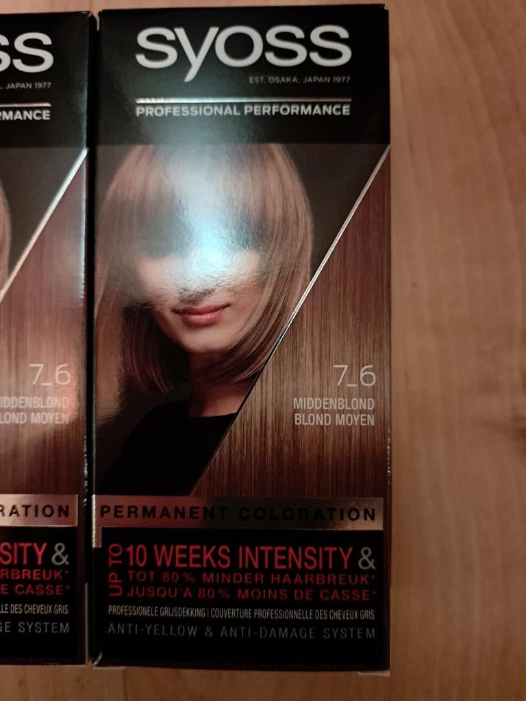 Syoss haarverf, Ophalen