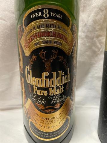 Whisky Glenfiddich Pure Malt - 70'er jaren beschikbaar voor biedingen