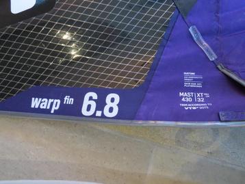 Duotone Warp_Fin 2024 6.8 in topstaat beschikbaar voor biedingen
