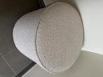 Beige poef teddy stof, Ophalen, Zo goed als nieuw, Stof