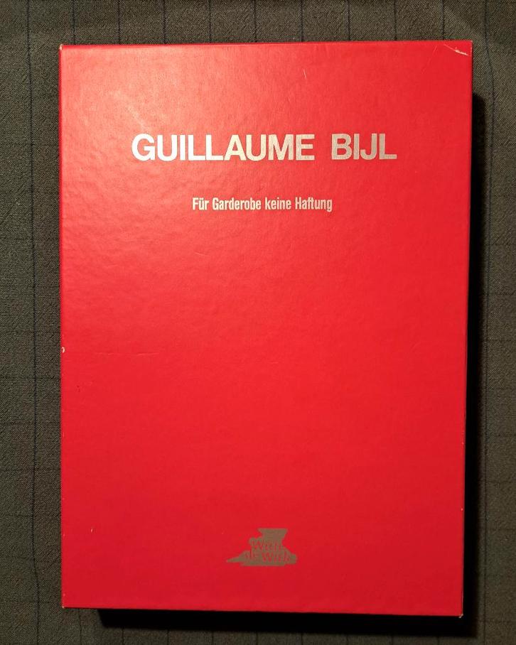 Guillaume Bijl "Für Garderobe keine Haftung"1990 gesigneerd!, Antiquités & Art, Art | Peinture | Moderne, Enlèvement ou Envoi