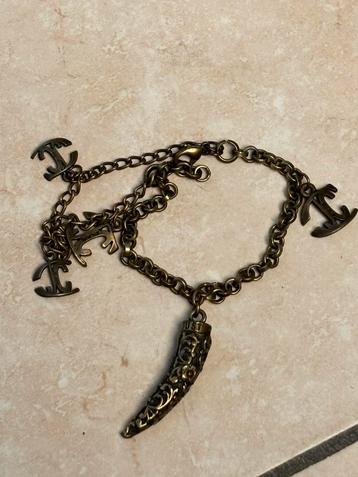 Bracelet JustCavalli vintage, Enlèvement, Utilisé, Autres couleurs, Acier