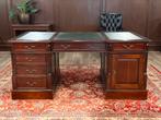 Klassiek Engels bureau (partnerdesk) #506, Ophalen of Verzenden, Zo goed als nieuw, Bureau