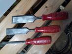 houtbeitels (3 stuks bacho), Antiek en Kunst, Antiek | Gereedschap en Instrumenten, Ophalen of Verzenden