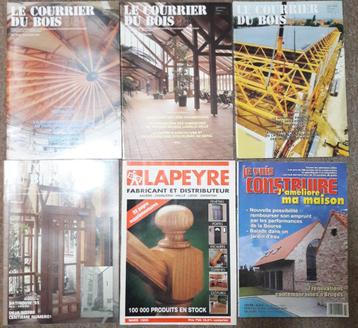 Le courrier du Bois, revue vintage année 1990, 3€/pièce, Livres, Technique, Enlèvement ou Envoi, Comme neuf, Technique d'installation