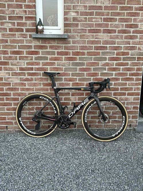 Paire Corima WS58 pneu, Fietsen en Brommers, Fietsonderdelen, Zo goed als nieuw, Racefiets, Wiel, Ophalen of Verzenden