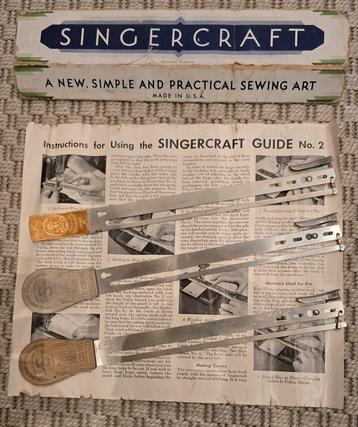 Singercraft Guide (alle 3 !) Singer no. 120987 beschikbaar voor biedingen