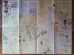 CARTES NATIONAL GEOGRAPHICS : GUIDE du MONDE AZTÈQUE 65/50cm, Livres, Atlas & Cartes géographiques, Comme neuf, Carte géographique