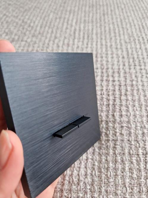Basalte KNX Chopin Brushed Black schakelaar domotica, Doe-het-zelf en Bouw, Elektriciteit en Kabels, Nieuw, Schakelaar, Ophalen of Verzenden