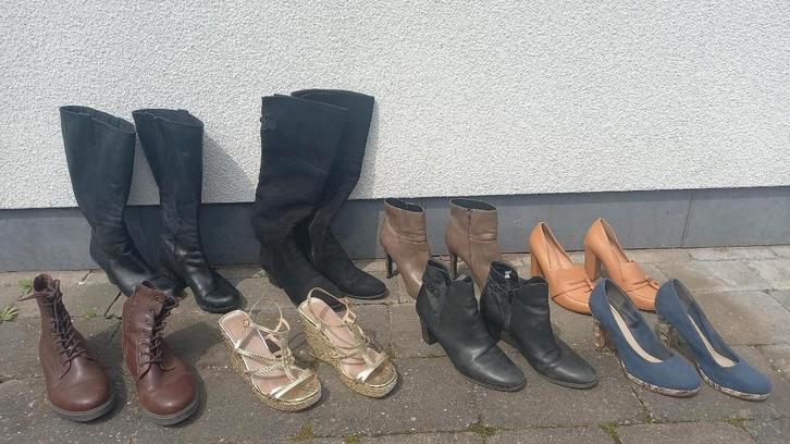 8 paar damesschoenen maat 39 in 1 koop, Kleding | Dames, Schoenen, Gedragen, Pumps, Overige kleuren, Ophalen of Verzenden