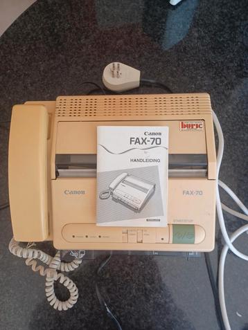 Telefoon-fax  canon fax 70, Télécoms, Fax, Enlèvement ou Envoi, Comme neuf, Fax
