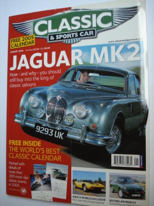 Classic & Sports Car 01/2005, Boeken, Auto's | Folders en Tijdschriften, Zo goed als nieuw, Algemeen, Verzenden